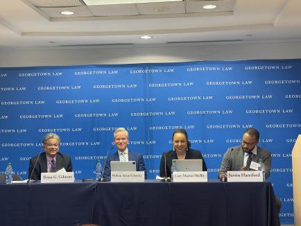 Brian Gilmore Sits on Panel