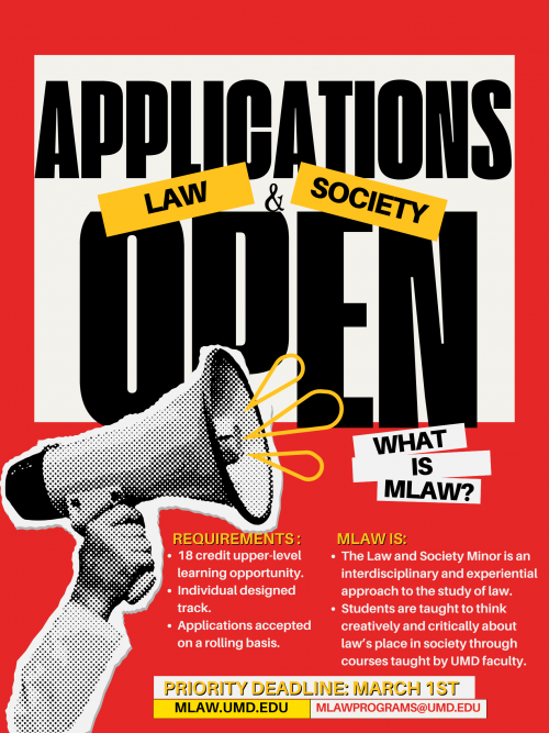 Join the Law and Society Minor Today! | MLAW l Undergraduate Law ...