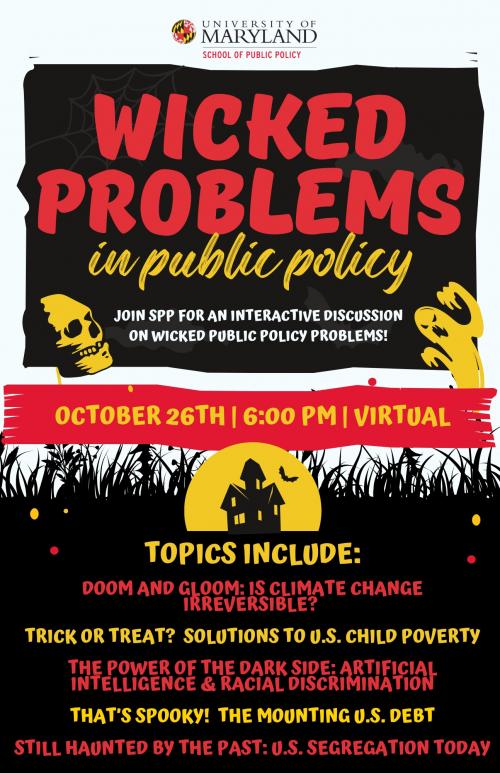 Wicked Problems in public policy flyer