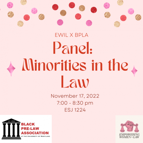 EWIL x BPLA Panel: Minorities in the Law